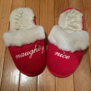 Naughty & Nice Slippers